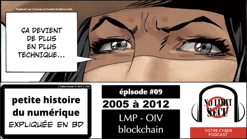 #259 OIV LPM BLOCKCHAIN histoire du numérique en BD [podcast NoLimitSecu épisode #9]