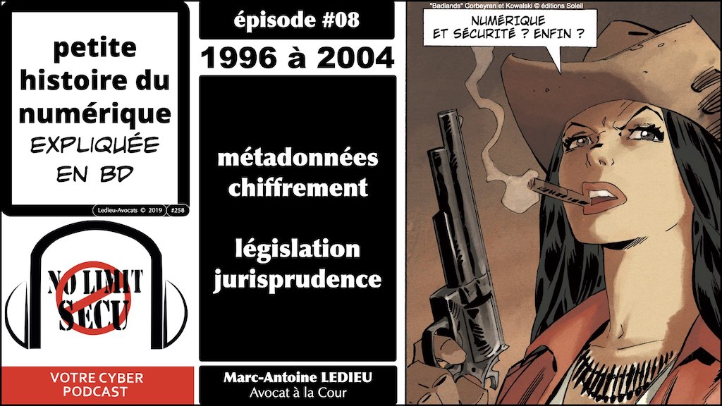 #258 METADONNEES et CHIFFREMENT histoire du numérique en BD [podcast NoLimitSecu #8]
