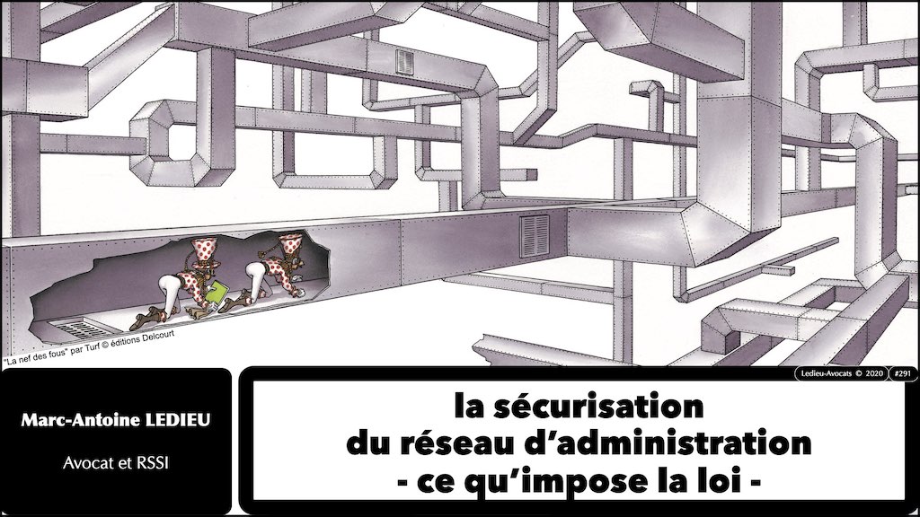 #291 sécurité du réseau d'administration du système d'information