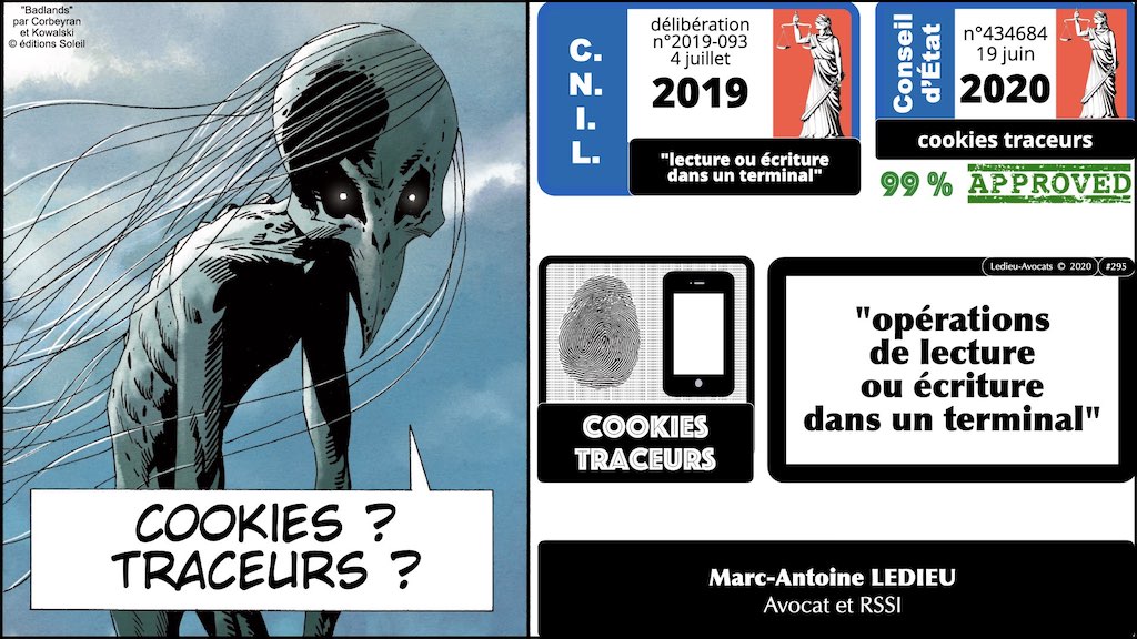 #295 cookies traceurs ? jurisprudence Conseil d'Etat 19 juin 2020