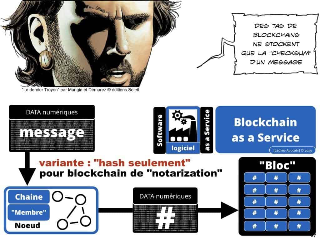 Blockchain de traçabilité aspects technique et juridique
