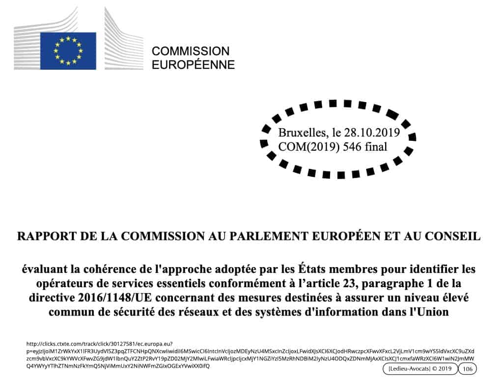 CYBER sécurité du réseau d'administration du système d'information