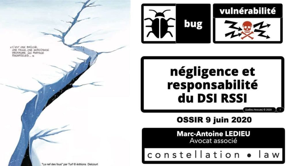 vulnérabilité bug négligence et responsabilité du DSI / RSSI
