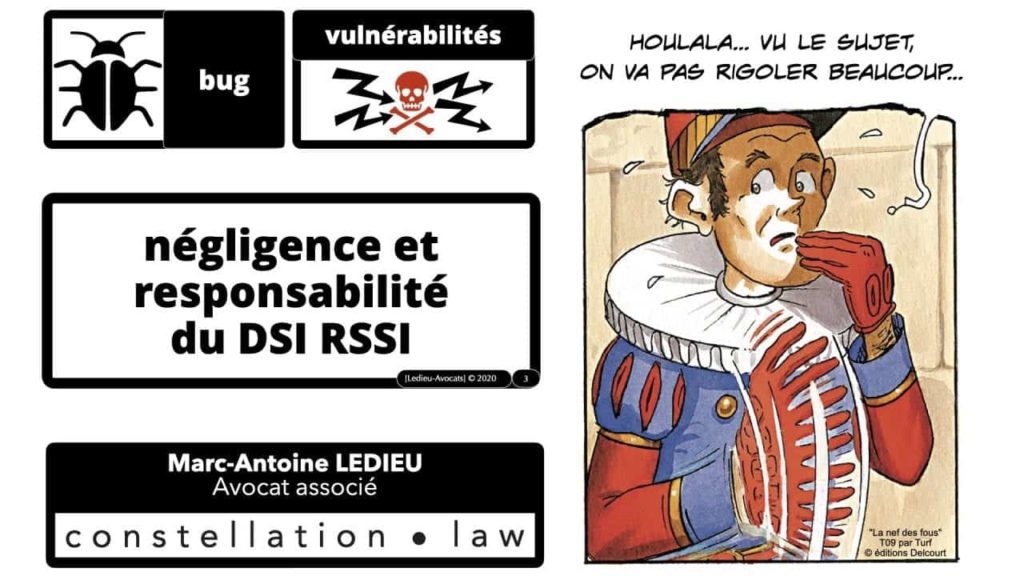 293-Vulnérabilité-bug-négligence-et-responsabilité-des-DSI-RSSI-conférence-OSSIR-169°-©-Ledieu-Avocats-09-06-2020.003-1280x720