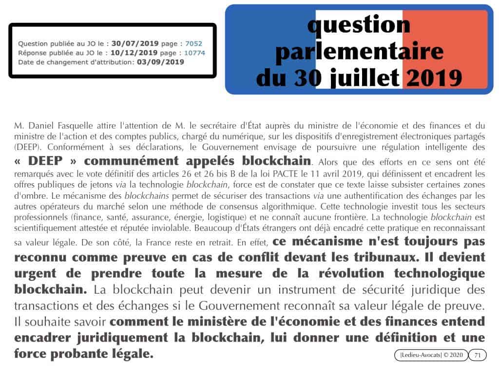 Blockchain et Administration ? [conférence 13 février 2020 Paris II Panthéon-Assas]