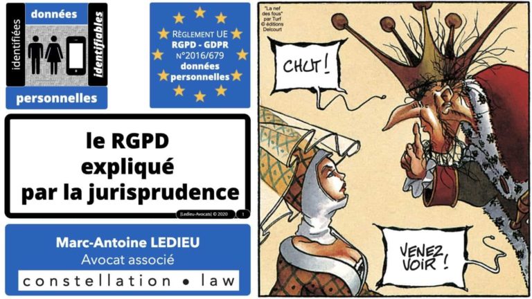 RGPD et jurisprudence e-Privacy données-personnelles 16:9 ©Ledieu-Avocats 05-10-2020 formation Les Echos Lamy Conference