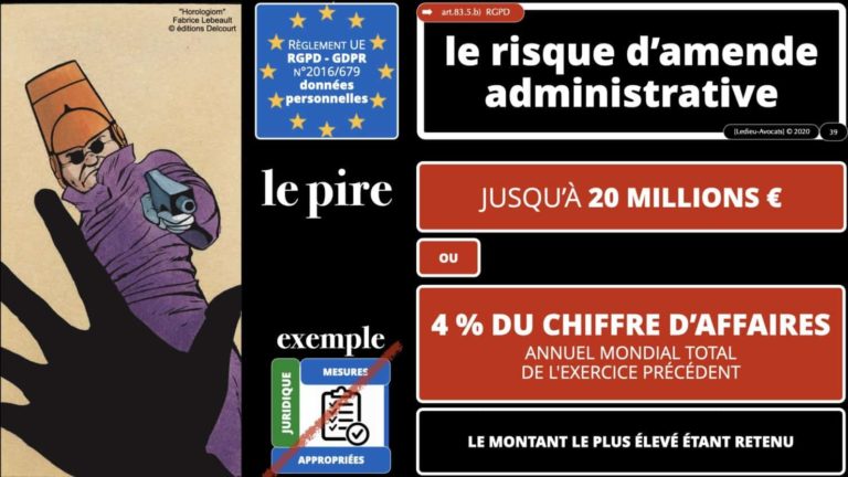 306 RGPD et jurisprudence e-Privacy données-personnelles 16:9 ©Ledieu-Avocats 05-10-2020 formation Les Echos Lamy Conference.039