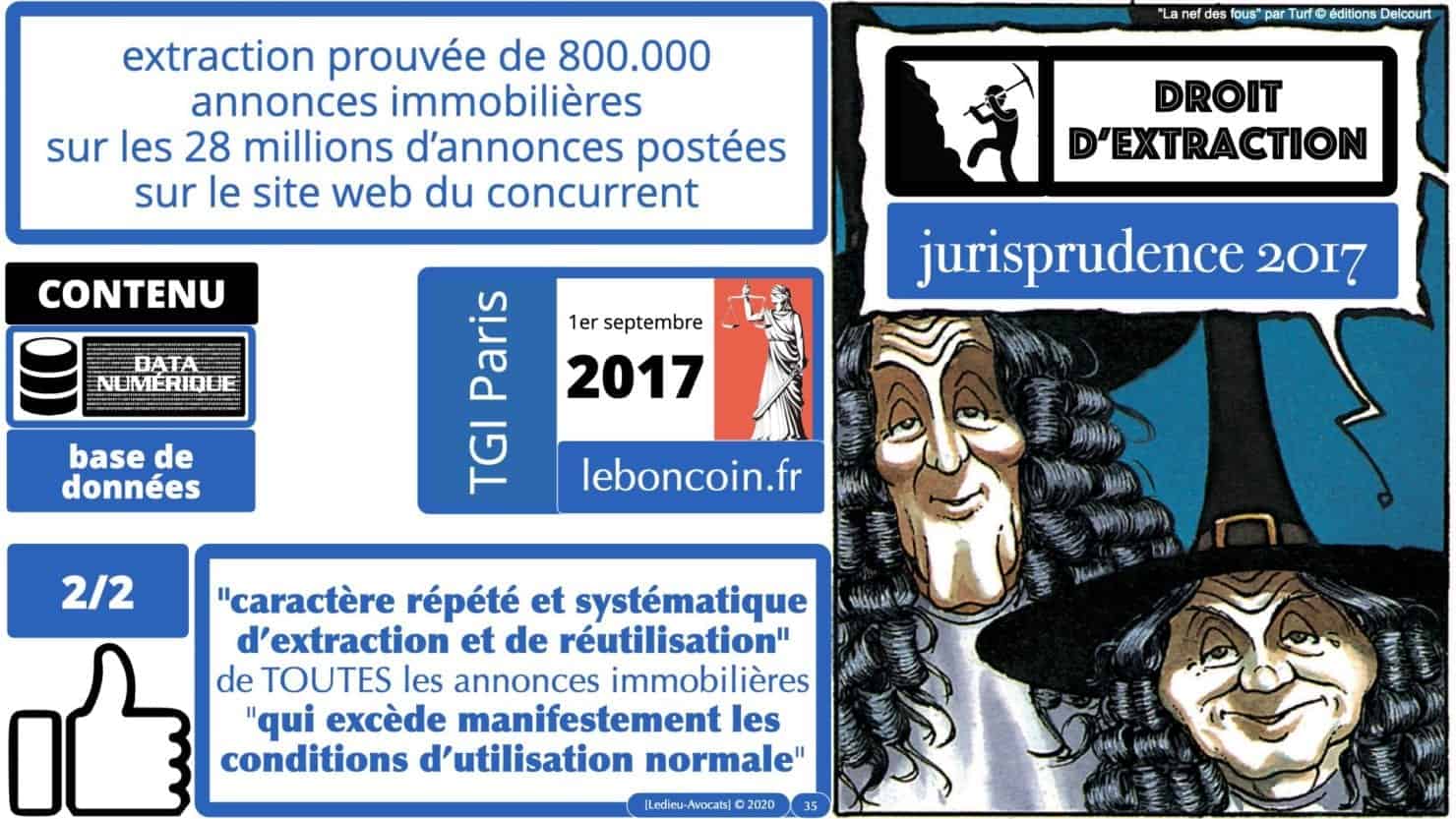 jurisprudence et droit d'extraction encore