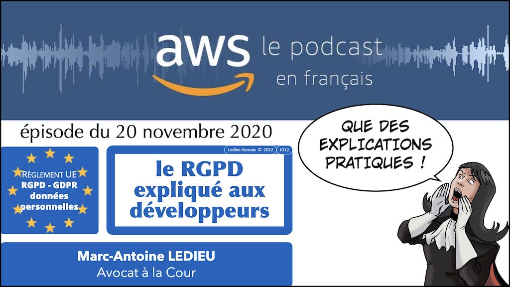 #312 le RGPD expliqué aux développeurs [podcast AWS]