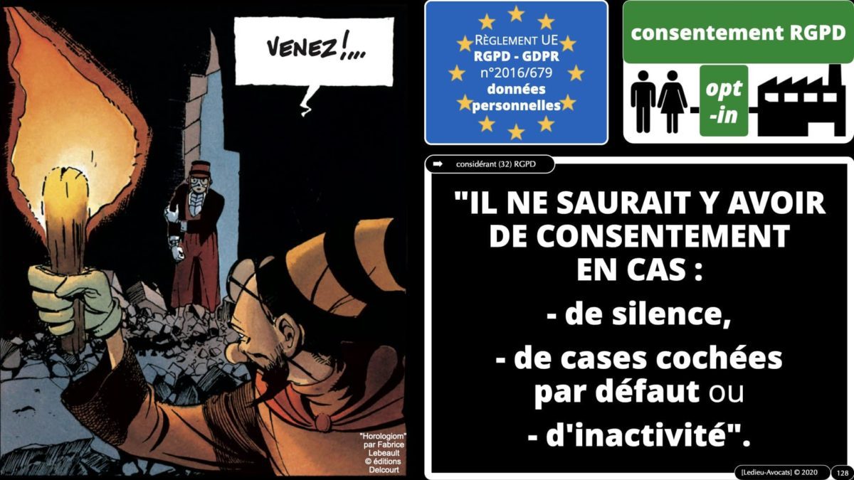 RGPD e-Privacy données personnelles jurisprudence formation Lamy Les Echos 10-02-2021 ©Ledieu-Avocats.128