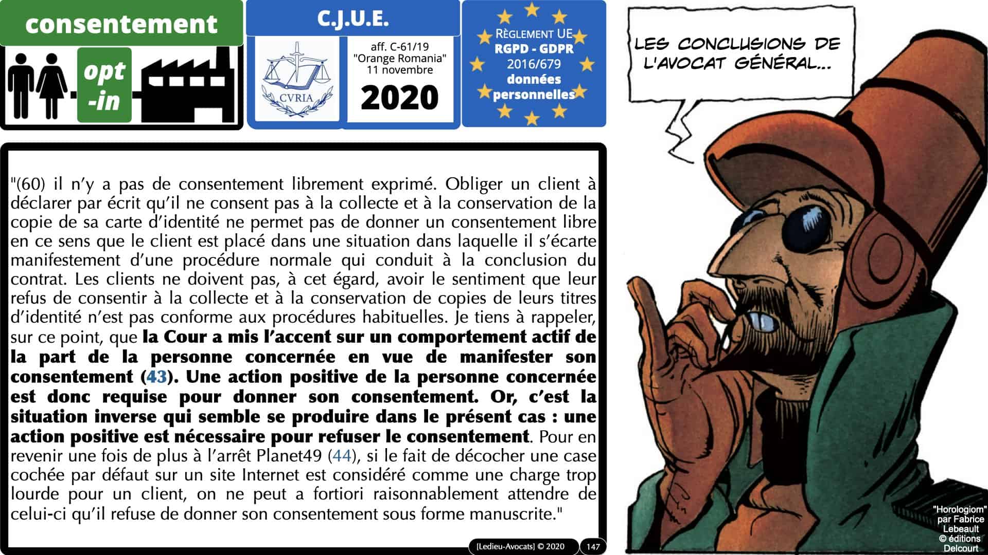RGPD e-Privacy données personnelles jurisprudence formation Lamy Les Echos 10-02-2021 ©Ledieu-Avocats.147