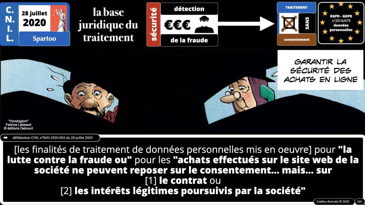 RGPD e-Privacy données personnelles jurisprudence formation Lamy Les Echos 10-02-2021 ©Ledieu-Avocats.201