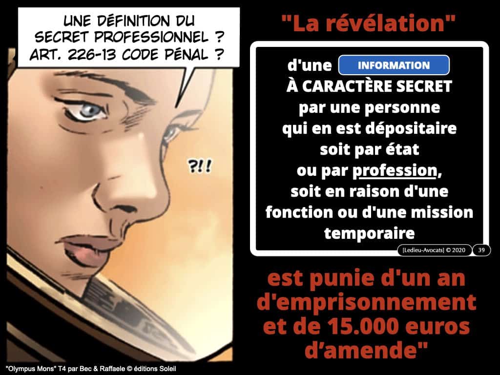 la protection des secrets professionnels
