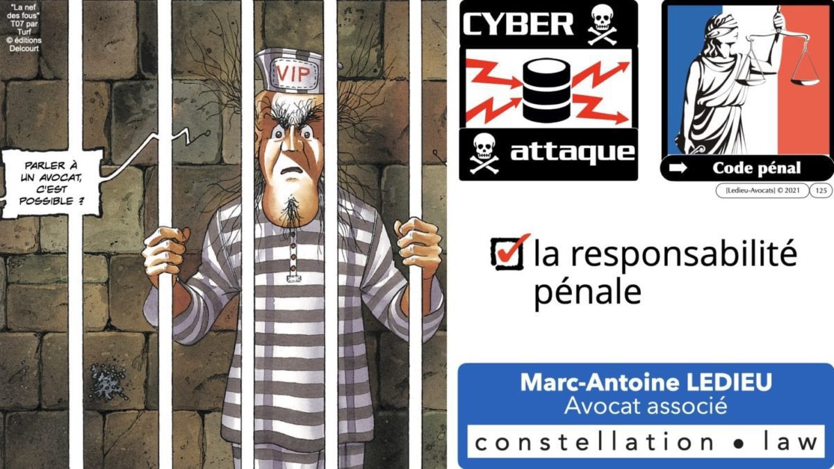 333 CYBER ATTAQUE responsabilité pénale civile contrat © Ledieu-Avocats 23-05-2021.125