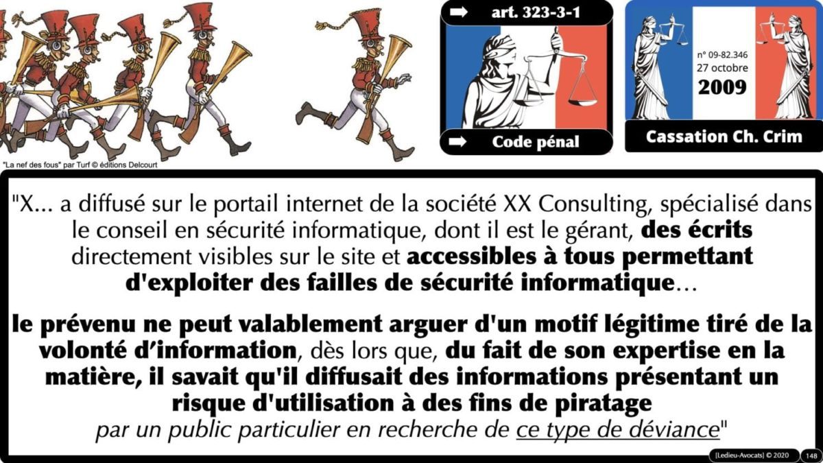 333 CYBER ATTAQUE responsabilité pénale civile contrat © Ledieu-Avocats 23-05-2021.148