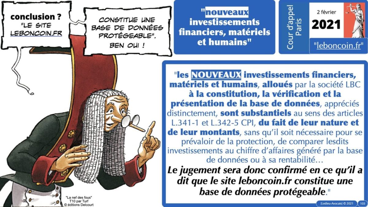 334 extraction indexation BASE DE DONNEES © Ledieu-avocat 24-05-2021.103