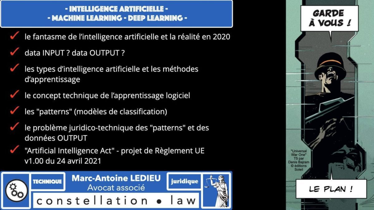 335 Intelligence Artificielle 2021 et AI Act [projet de Règlement UE] deep learning machine learning © Ledieu-Avocats 04-06-2021 *16:9*.011