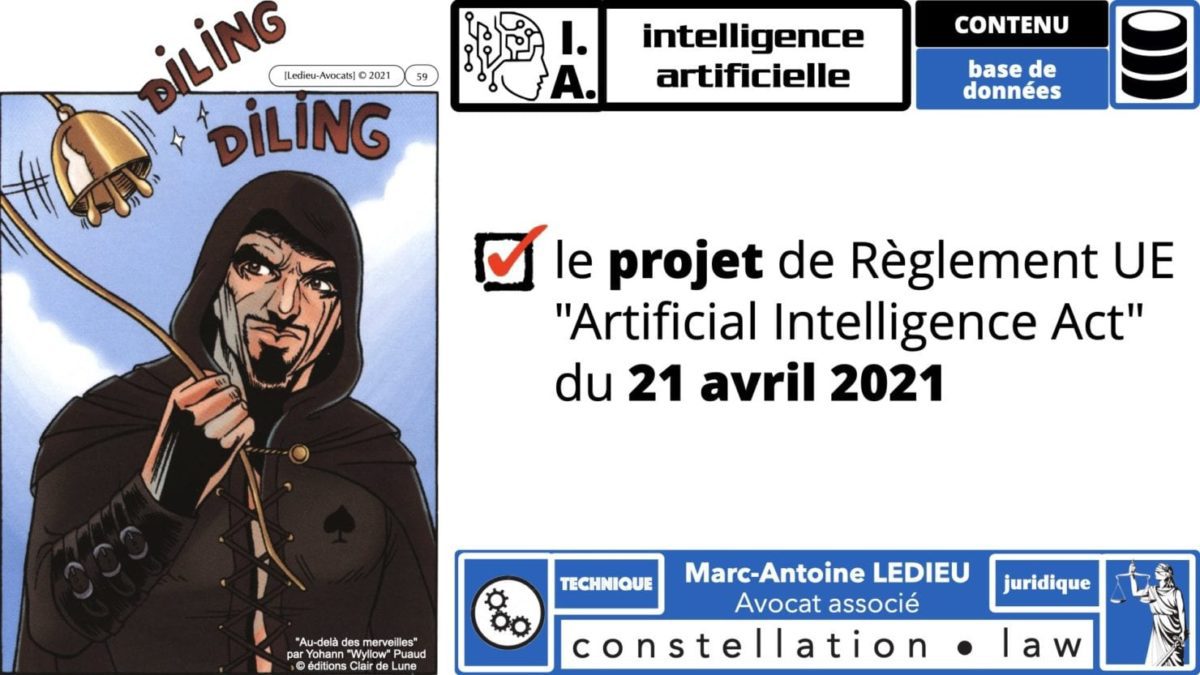 335 Intelligence Artificielle 2021 et AI Act [projet de Règlement UE] deep learning machine learning © Ledieu-Avocats 04-06-2021 *16:9*.059