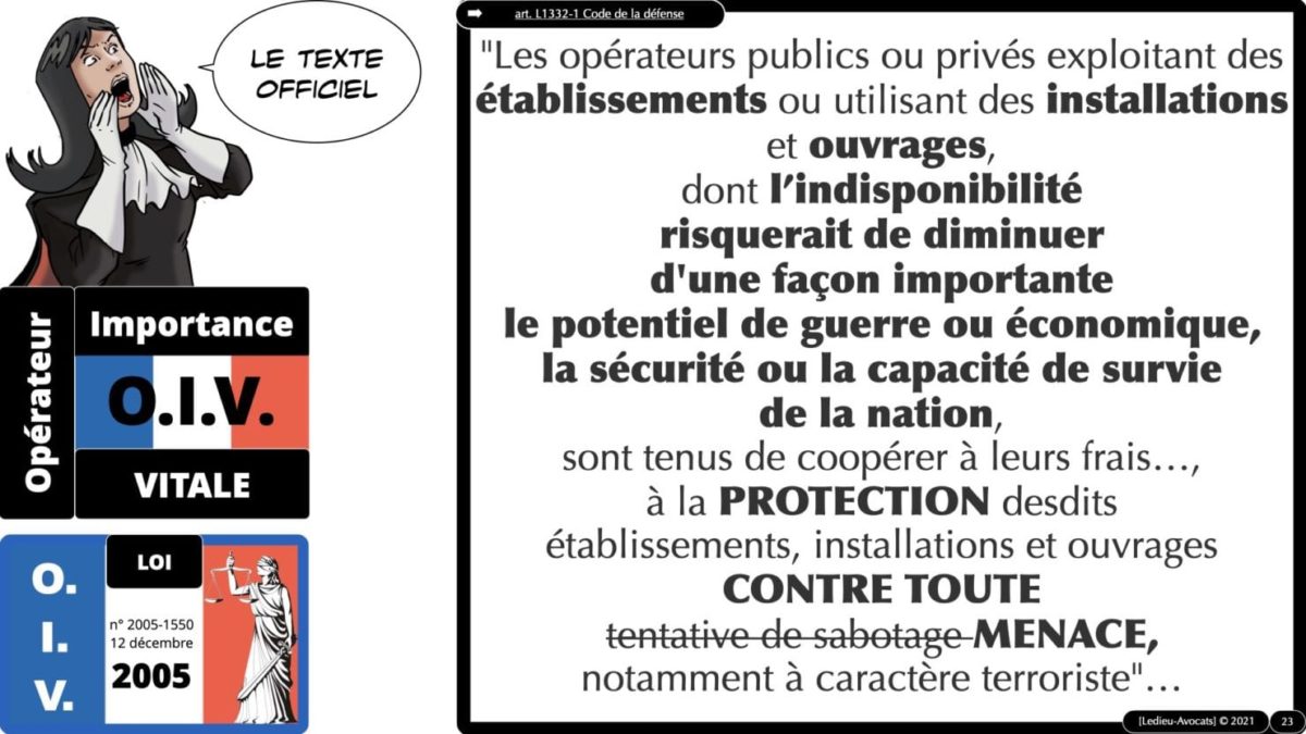 337 cyber sécurité #1 OIV OSE Critical Entities © Ledieu-avocat 15-06-2021.023