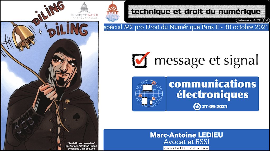 349-02 #SIGNAL #COMMUNICATIONS ELECTRONIQUES © Ledieu-Avocats technique droit numerique.032