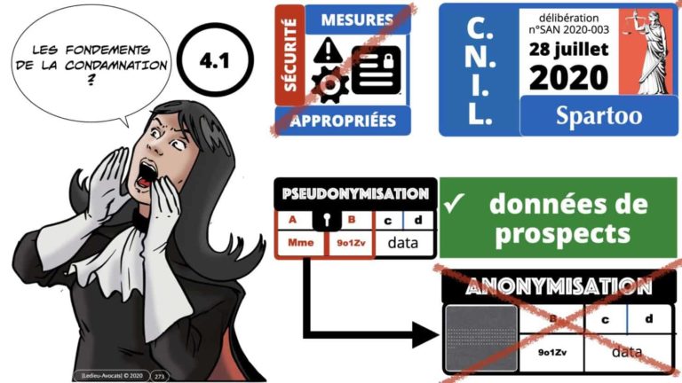306 RGPD et jurisprudence e-Privacy données-personnelles 16:9 ©Ledieu-Avocats 05-10-2020 formation Les Echos Lamy Conference.273