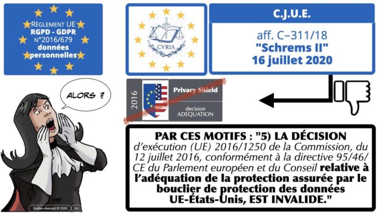 306 RGPD et jurisprudence e-Privacy données-personnelles 16:9 ©Ledieu-Avocats 05-10-2020 formation Les Echos Lamy Conference.331