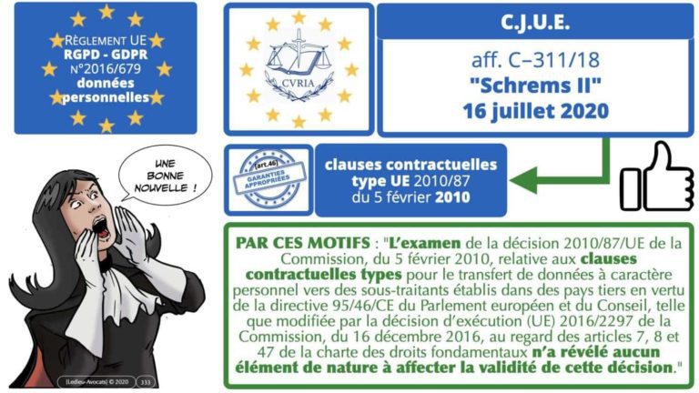 306 RGPD et jurisprudence e-Privacy données-personnelles 16:9 ©Ledieu-Avocats 05-10-2020 formation Les Echos Lamy Conference.333