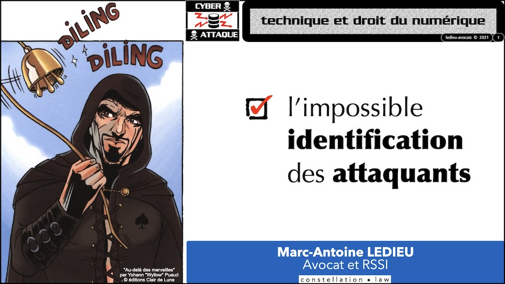 #350 cyber attaque cyber sécurité #14 IMPOSSIBLE identification attaquant © Ledieu-Avocats technique droit numérique.001