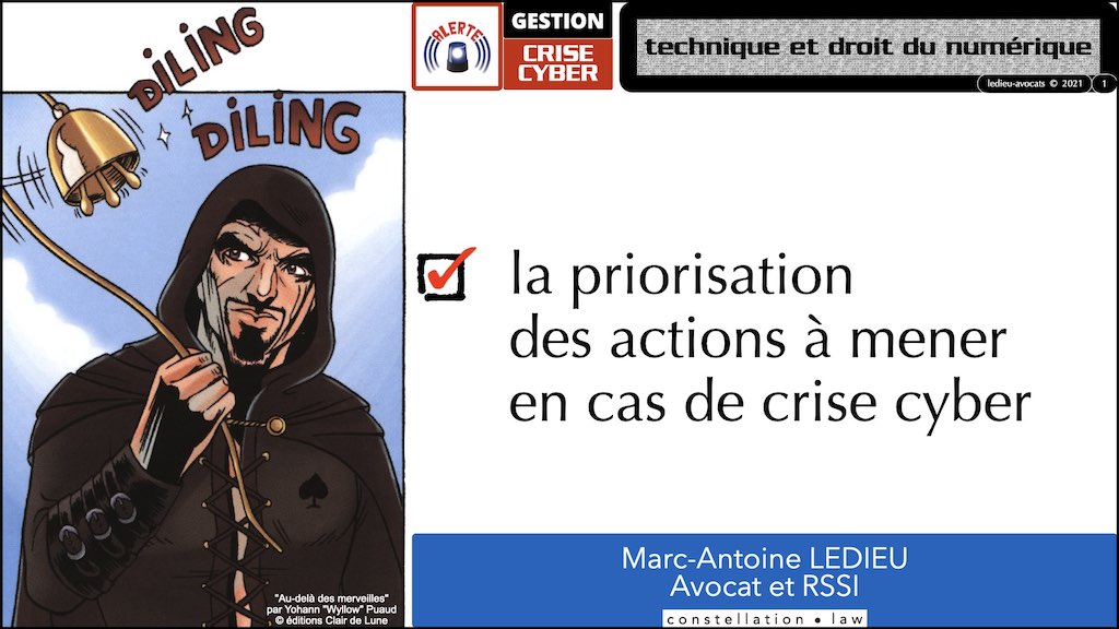#350 cyber attaque cyber sécurité #16 PRIORISATION des actions de réponse technique à une crise cyber © Ledieu-Avocats technique droit numérique.001