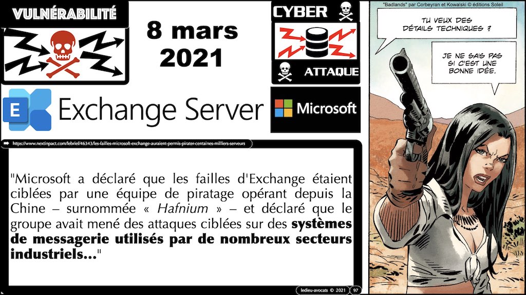 #350 cyber sécurité cyber attaque #02 CHRONOLOGIE 1945-2021 © Ledieu-Avocats technique droit numérique.097