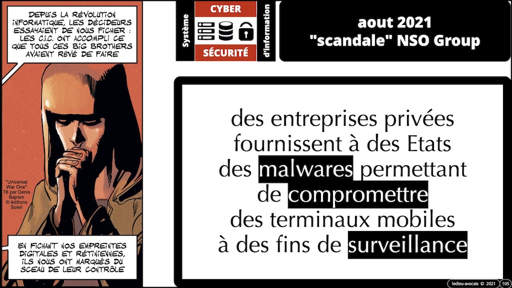 #350 cyber sécurité cyber attaque #02 CHRONOLOGIE 1945-2021 © Ledieu-Avocats technique droit numérique.105