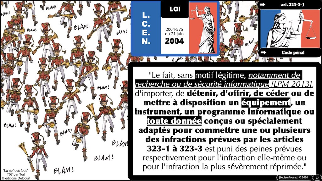 #353 cyber attaque cyber sécurité #26 RESPONSABILITE pénale © Ledieu-Avocats technique droit numérique 07-10-2021.027