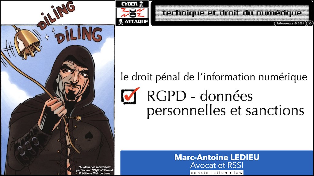 #353 cyber attaque cyber sécurité #26 RESPONSABILITE pénale © Ledieu-Avocats technique droit numérique 07-10-2021.030