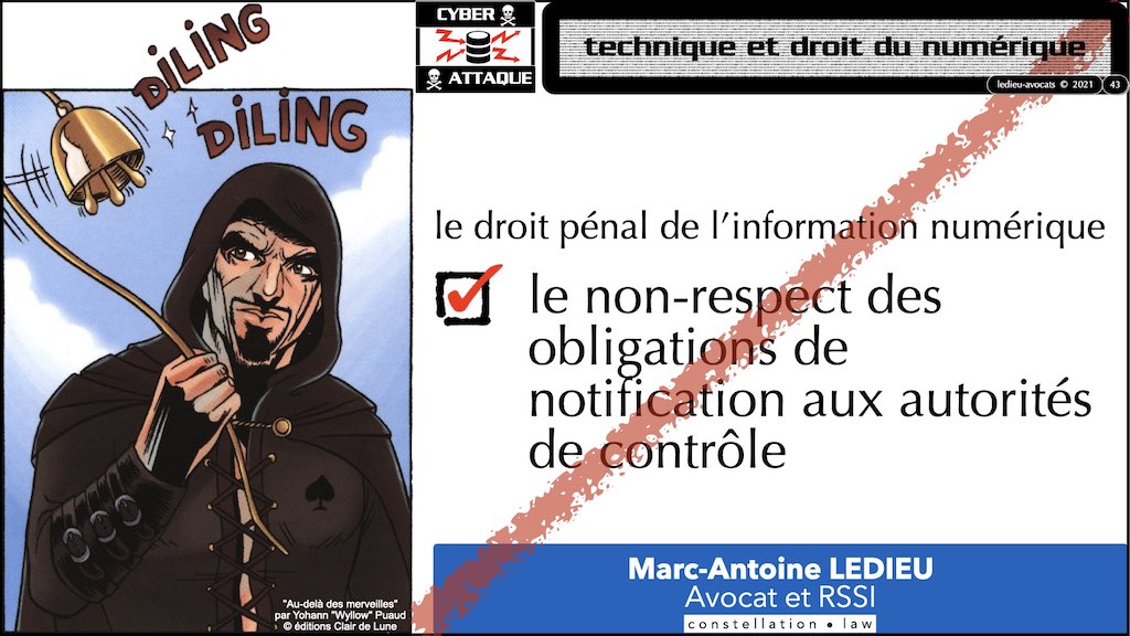 #353 cyber attaque cyber sécurité #26 RESPONSABILITE pénale © Ledieu-Avocats technique droit numérique 07-10-2021.043