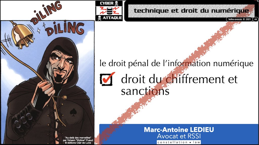 #353 cyber attaque cyber sécurité #26 RESPONSABILITE pénale © Ledieu-Avocats technique droit numérique 07-10-2021.044
