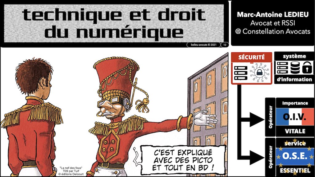 #356 OIV OSE OBLIGATIONS cyber sécurité systeme information + Vincent DESROCHES © Ledieu-Avocats technique droit numérique blog BD 30-10-2021 *16:9*.012