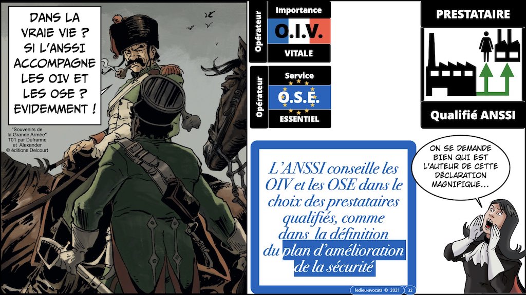 #356 OIV OSE OBLIGATIONS cyber sécurité systeme information + Vincent DESROCHES © Ledieu-Avocats technique droit numérique blog BD 30-10-2021 *16:9*.032