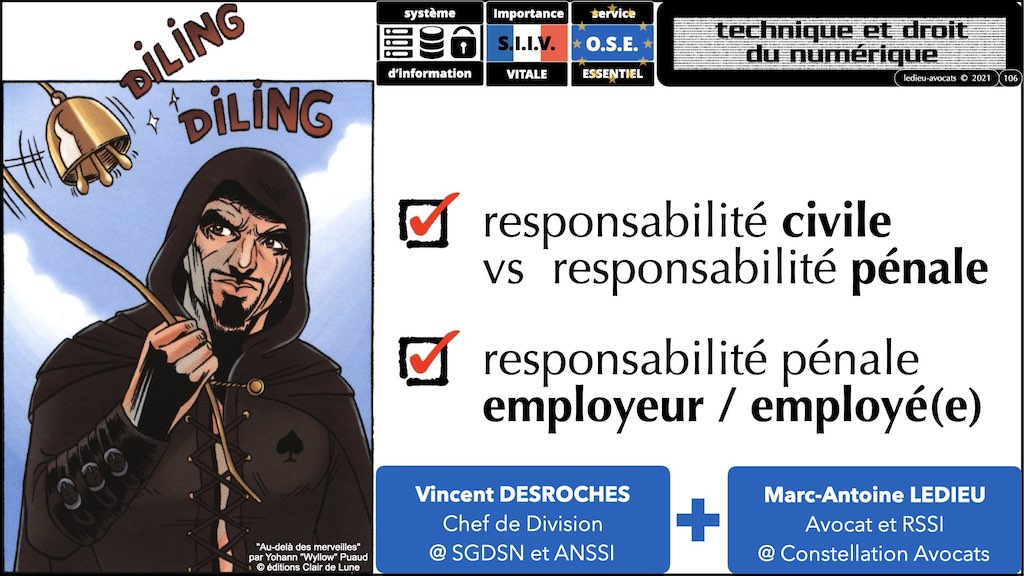 #356 OIV OSE OBLIGATIONS cyber sécurité systeme information + Vincent DESROCHES © Ledieu-Avocats technique droit numérique blog BD 30-10-2021 *16:9*.106
