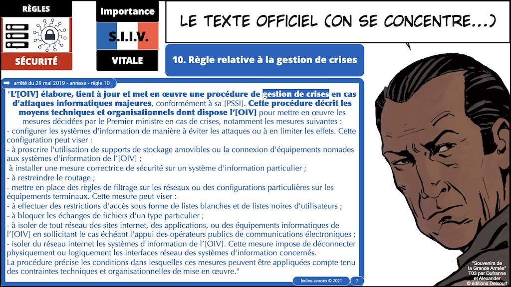 #344 OIV OSE OBLIGATIONS légales de gestion de crise cyber © Ledieu-Avocats technique droit numérique blog BD.007