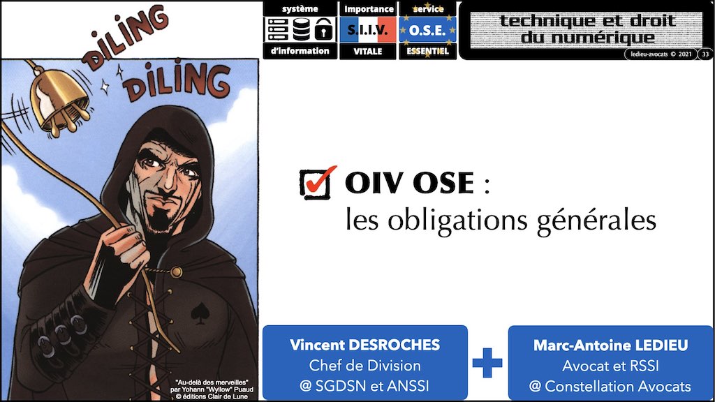 #356 OIV OSE OBLIGATIONS cyber sécurité systeme information + Vincent DESROCHES © Ledieu-Avocats technique droit numérique blog BD 30-10-2021 *16:9*.033