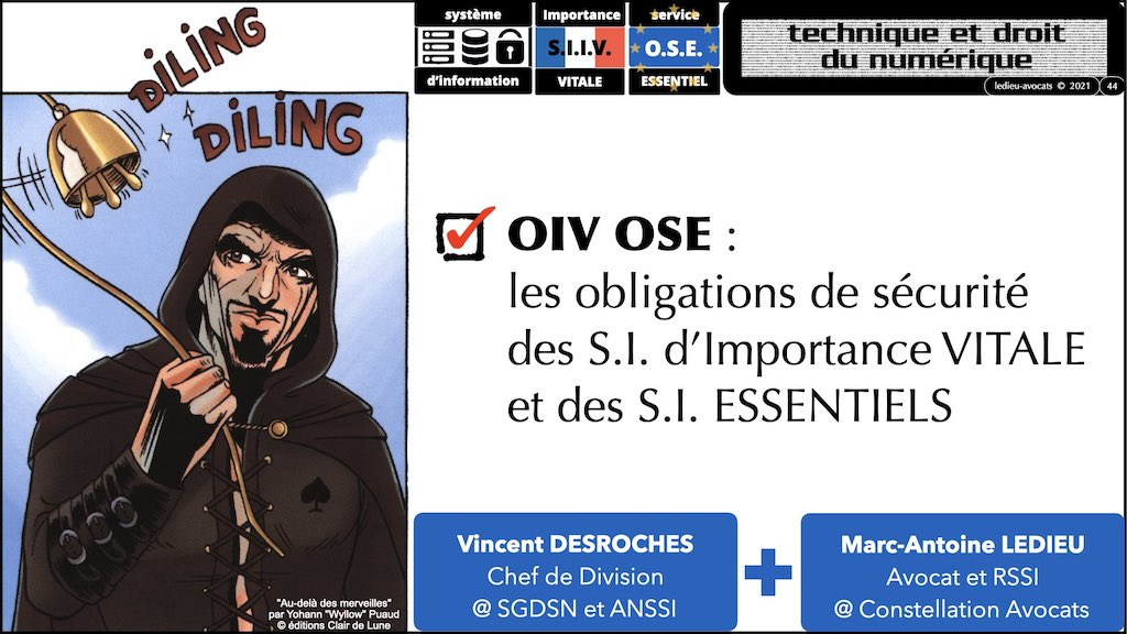 #356 OIV OSE OBLIGATIONS cyber sécurité systeme information + Vincent DESROCHES © Ledieu-Avocats technique droit numérique blog BD 30-10-2021 *16:9*.044