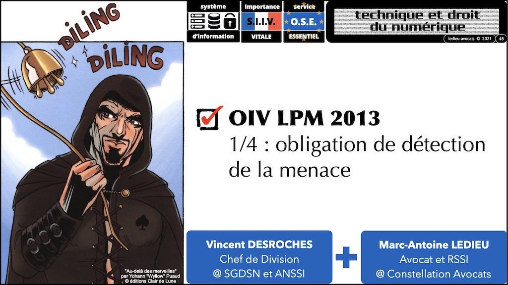 #356 OIV OSE OBLIGATIONS cyber sécurité systeme information + Vincent DESROCHES © Ledieu-Avocats technique droit numérique blog BD 30-10-2021 *16:9*.048