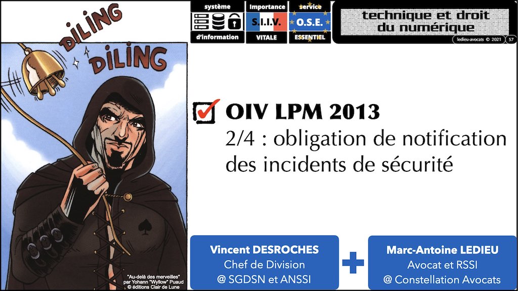 #356 OIV OSE OBLIGATIONS cyber sécurité systeme information + Vincent DESROCHES © Ledieu-Avocats technique droit numérique blog BD 30-10-2021 *16:9*.057
