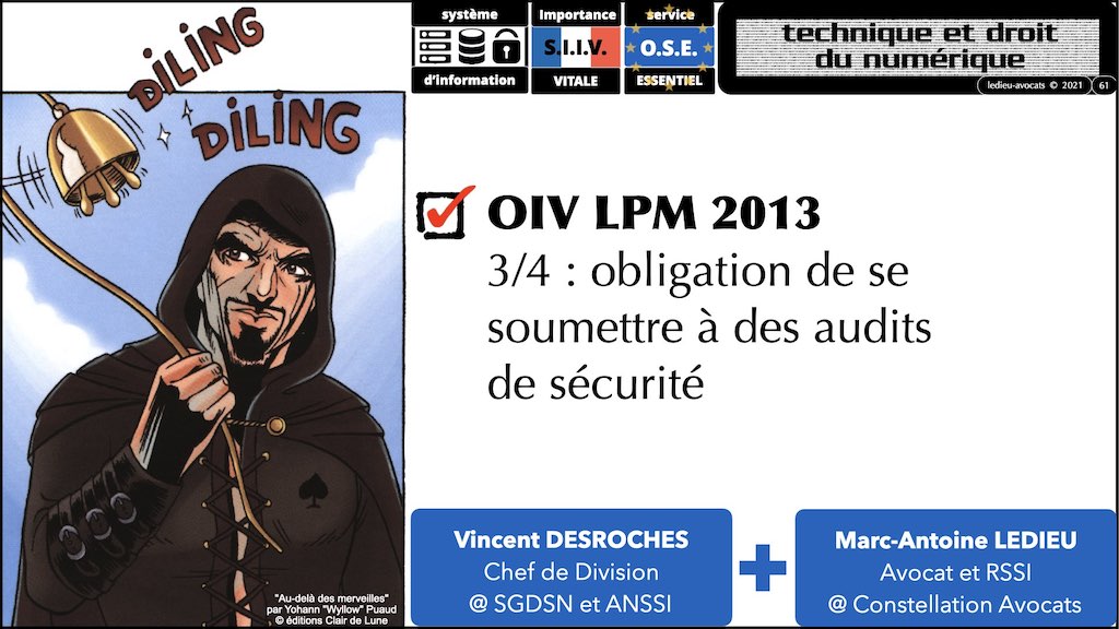 #356 OIV OSE OBLIGATIONS cyber sécurité systeme information + Vincent DESROCHES © Ledieu-Avocats technique droit numérique blog BD 30-10-2021 *16:9*.061