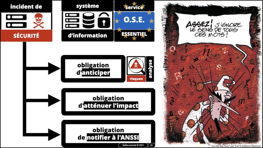 #356 OIV OSE OBLIGATIONS cyber sécurité systeme information + Vincent DESROCHES © Ledieu-Avocats technique droit numérique blog BD 30-10-2021 *16:9*.081