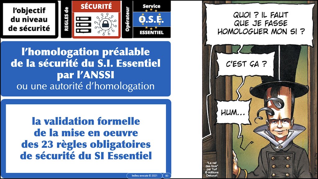 #356 OIV OSE OBLIGATIONS cyber sécurité systeme information + Vincent DESROCHES © Ledieu-Avocats technique droit numérique blog BD 30-10-2021 *16:9*.083