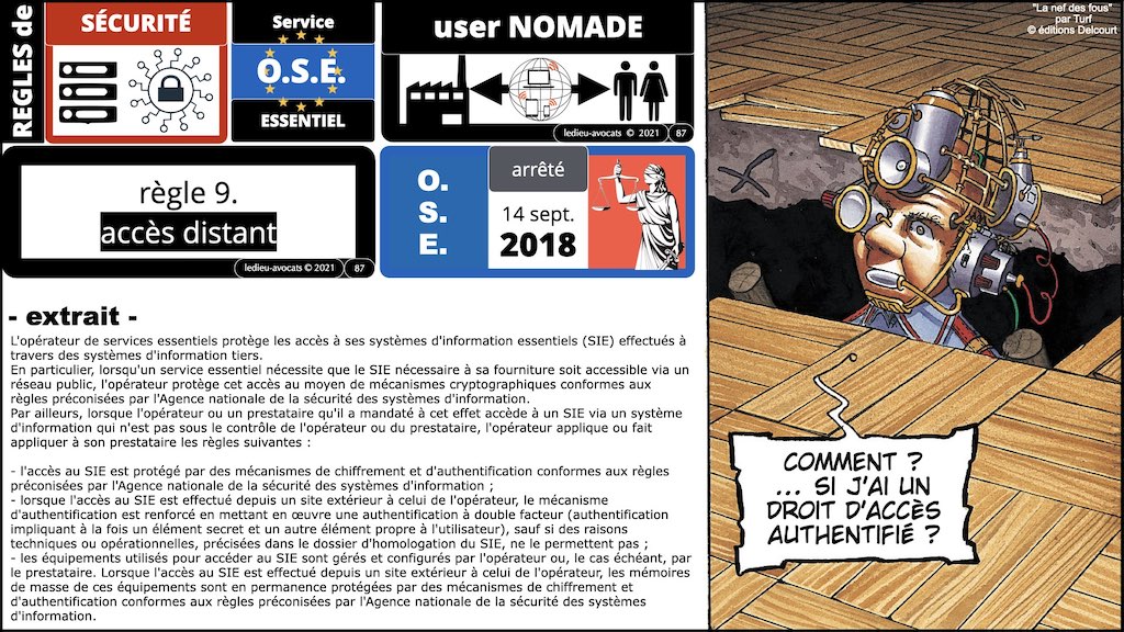 #356 OIV OSE OBLIGATIONS cyber sécurité systeme information + Vincent DESROCHES © Ledieu-Avocats technique droit numérique blog BD 30-10-2021 *16:9*.087