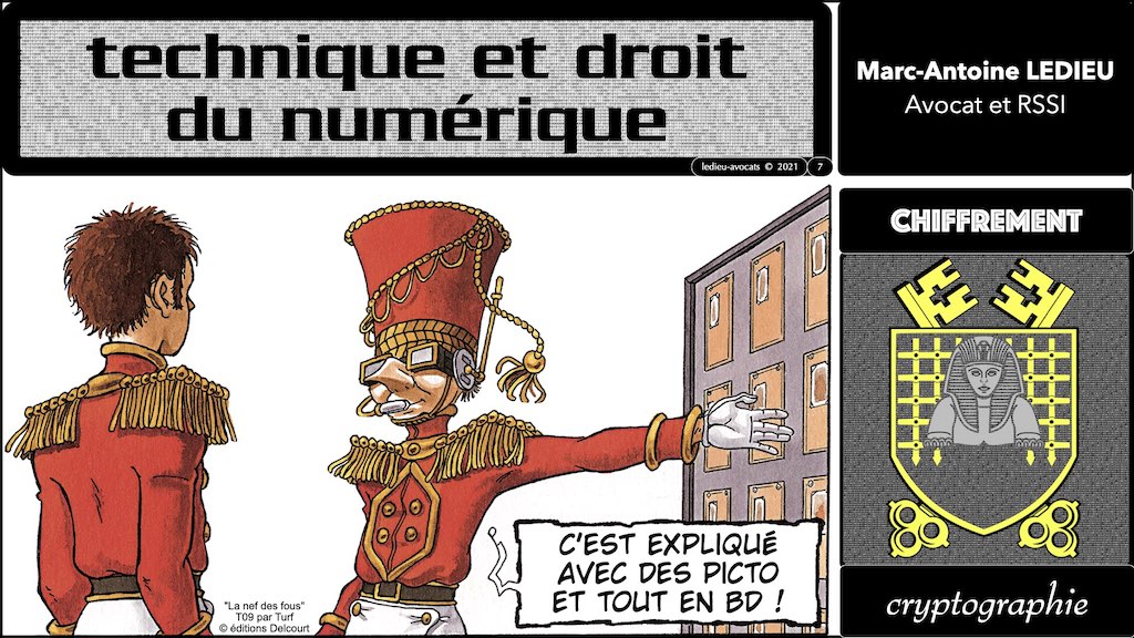 362 chiffrement cryptographie #2 législation droit chiffrement © Ledieu-Avocat technique droit numérique BLOG BD 11-2021 .007