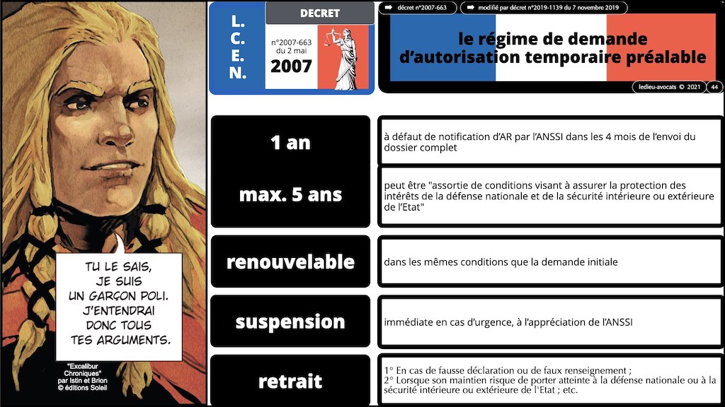 362 chiffrement cryptographie #2 législation droit chiffrement © Ledieu-Avocat technique droit numérique BLOG BD 11-2021 .044