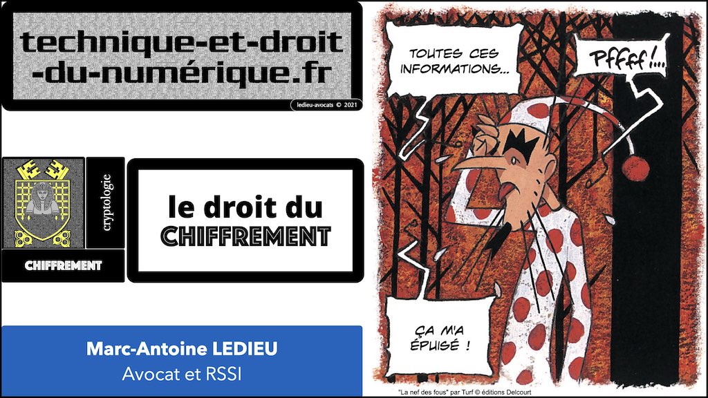 362 chiffrement cryptographie #2 législation droit chiffrement © Ledieu-Avocat technique droit numérique BLOG BD 11-2021 .058
